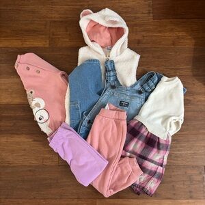 Toddler girls 6 pc bundle Gap, Oshkosh, Hanna Andersson Mayoral 3